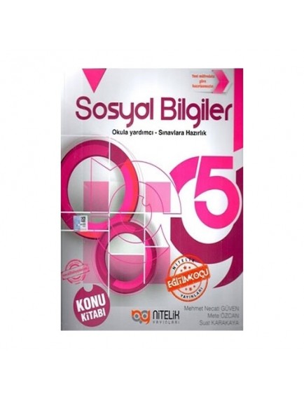 Nitelik Yayınları 5. Sınıf Sosyal Bilgiler Konu Kitabı