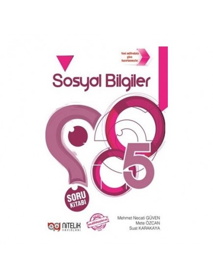 Nitelik Yayınları 5. Sınıf Sosyal Bilgiler Soru Kitabı