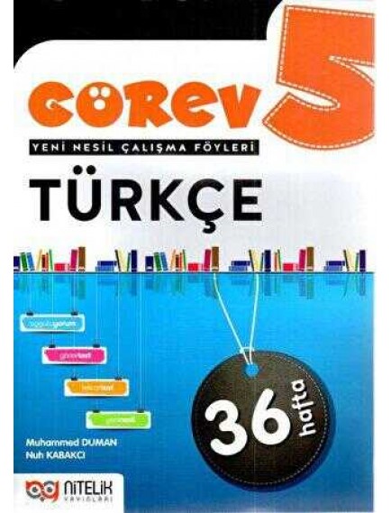 Nitelik Yayınları 5. Sınıf Türkçe Görev