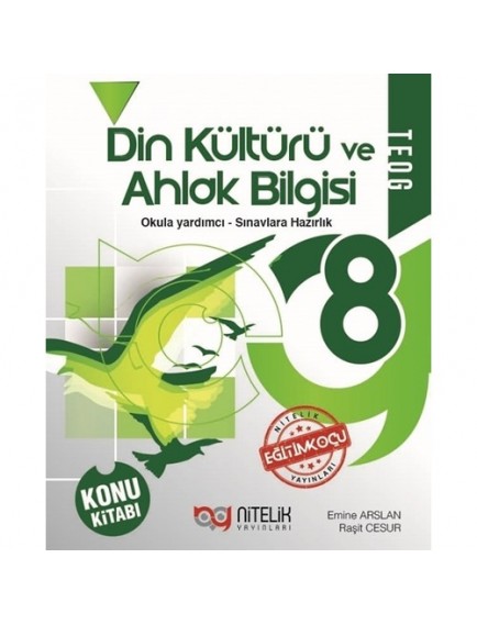 Nitelik Yayınları 8. Sınıf Din Kültürü Ve Ahlak Bilgisi Konu Kitabı
