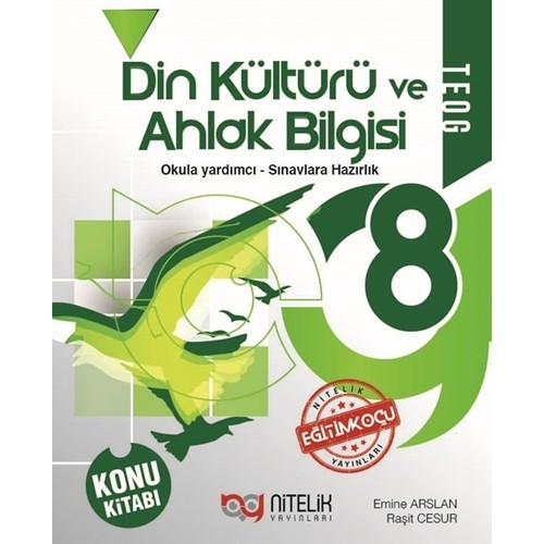 Nitelik Yayınları 8. Sınıf Din Kültürü Ve Ahlak Bilgisi Konu Kitabı