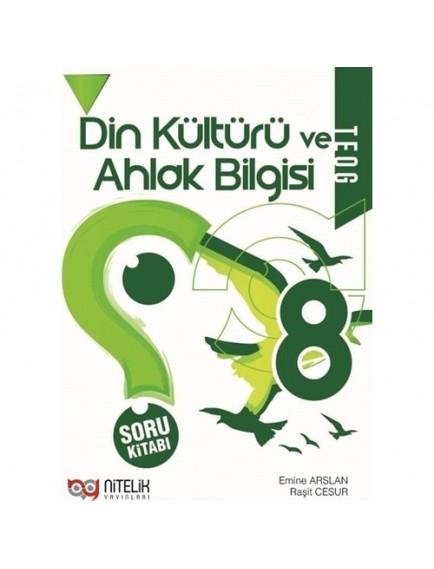 Nitelik Yayınları 8. Sınıf Din Kültürü Ve Ahlak Bilgisi Soru Kitabı