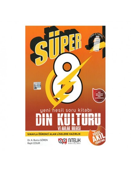 Nitelik Yayınları 8. Sınıf Din Kültürü ve  Ahlak Bilgisi Yeni Nesil Soru Bankası