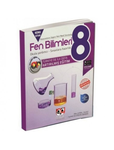 Nitelik Yayınları 8. Sınıf Fen Bilimleri Artırılmış Konu Anlatım