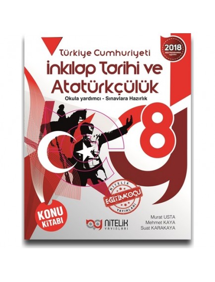 Nitelik Yayınları 8. Sınıf İnkılap Tarihi ve Atatürkçülük Soru Kitabı