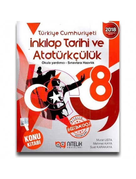 Nitelik Yayınları 8. Sınıf T.C. İnkılap Tarihi Ve Atatürkçülük Okula Yardımcı Konu Kitabı