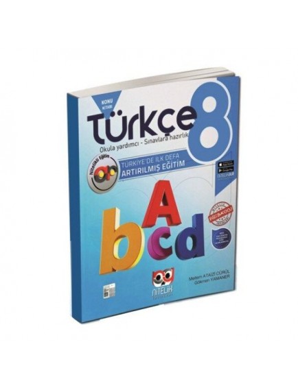 Nitelik Yayınları 8. Sınıf Türkçe Arttırılmış Konu Anlatım