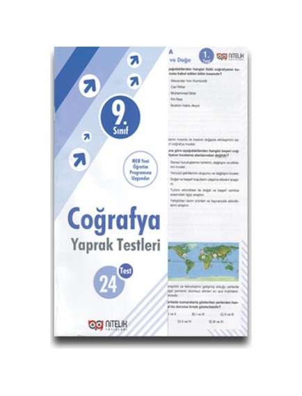 Nitelik Yayınları 9. Sınıf Coğrafya Yaprak Testleri