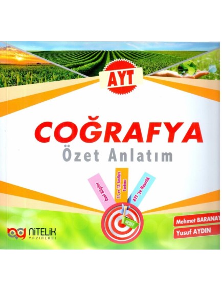 Nitelik Yayınları Ayt Coğrafya Özet Anlatım