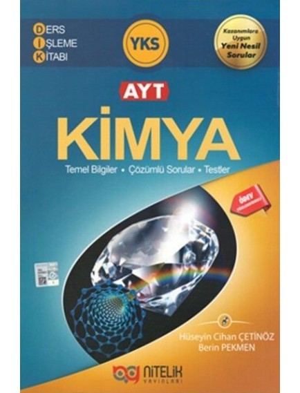 Nitelik Yayınları Ayt Kimya Ders İşleme Kitabı