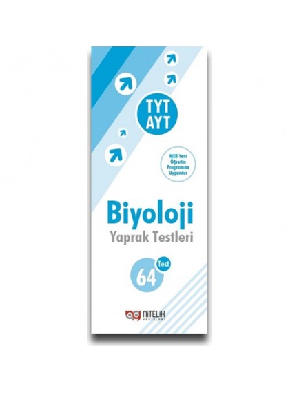 Nitelik Yayınları TYT-AYT Biyoloji Yaprak Test