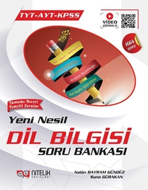 Nitelik Yayınları Tyt-Ayt Kpss Dil Bilgisi Soru Bankası