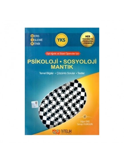 Nitelik Yayınları Tyt-Ayt Psikoloji-Sosyoloji-Mantık Ders İşleme Kitabı