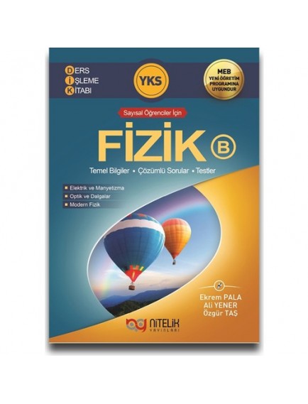 Nitelik Yayınları Tyt-Ayt Sayısal Öğrenciler İçin Fizik (B) Ders İşleme Kitabı