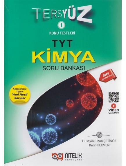 Nitelik Yayınları Tyt Kimya Tersyüz Soru Bankası
