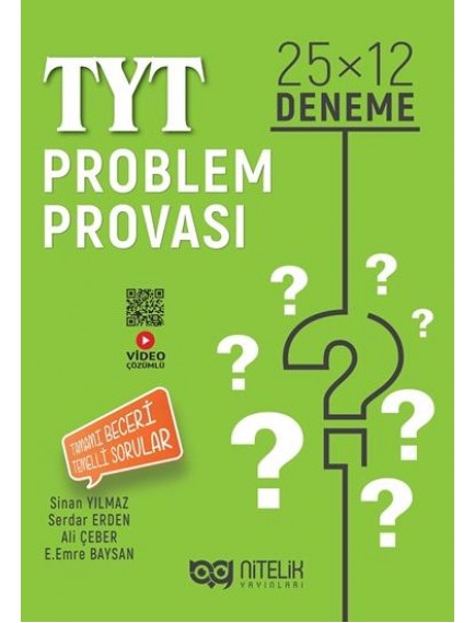Nitelik Yayınları Tyt Problem Provası 25*12 Deneme