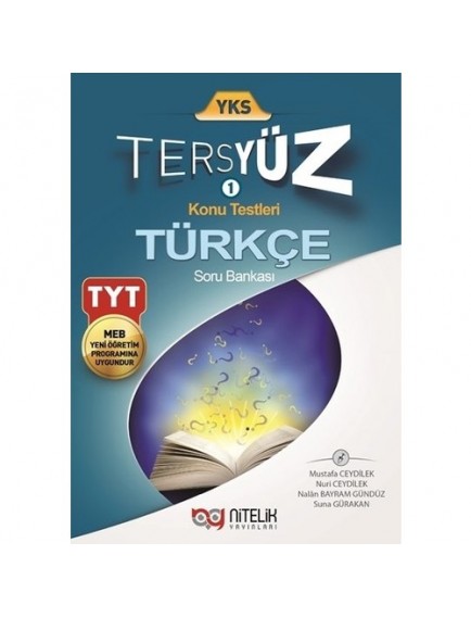 Nitelik Yayınları Tyt Tersyüz Türkçe Soru Bankası