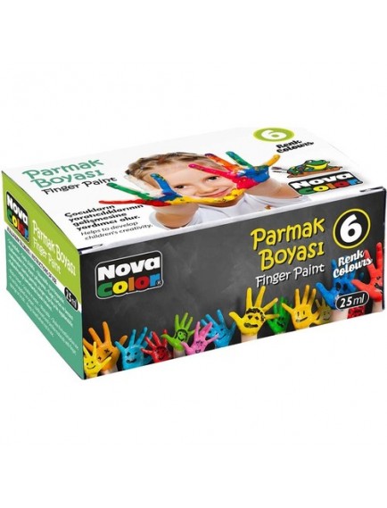 Nova Color 6 Renk Parmak Boyası Nc-138