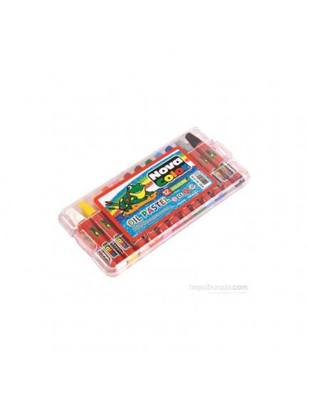 Nova Color Nc-2130 Pastel Boya 12 Renk Plastik Kutuda