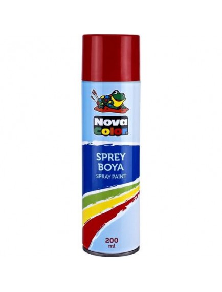 Nova Color 200Ml Kırmızı Sprey Boya Nc-801