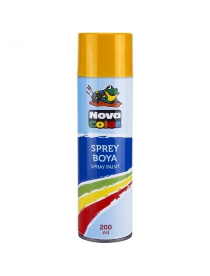 Nova Color 200Ml Sarı Sprey Boya Nc-800