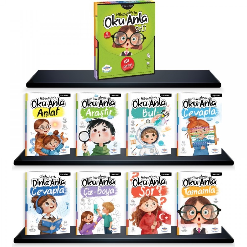 Öğretmen Evde Yayınları 1. Sınıf Hikayelerle Oku Anla Seti (8Kitap)