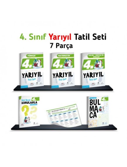 Öğretmen Evde Yayınları 4. Sınıf Yarıyıl Tatil Seti 