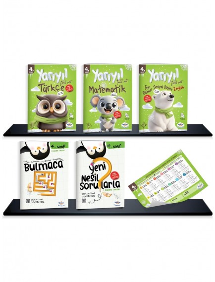 Öğretmen Evde Yayınları 4. Sınıf Yarıyıl Tatil Seti 