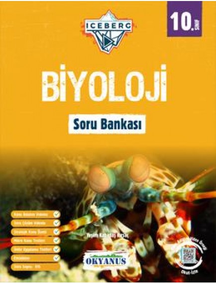 Okyanus Yayınları 10. Sınıf Biyoloji Iceberg Soru Bankası