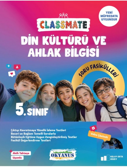 Okyanus Yayınları 5. Sınıf Din Kültürü Classmate Soru Fasikülleri 