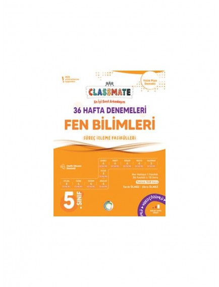 Okyanus Yayınları 5. Sınıf Fen Bilimleri Classmate 36 Hafta Denemeleri