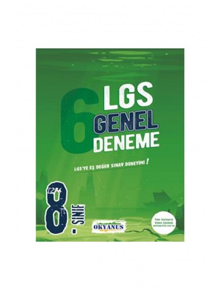 Okyanus Yayınları 8. Sınıf 6 Genel Deneme 
