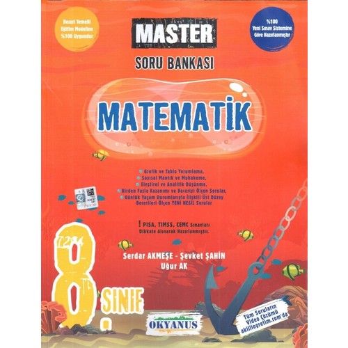 Okyanus Yayınları 8. Sınıf Master Matematik Soru Bankası
