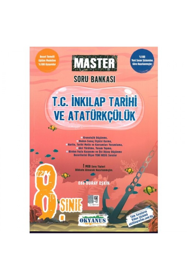 Okyanus Yayınları 8. Sınıf Master T.C İnkılap Tarihi Soru Bankası