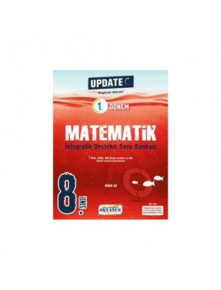 Okyanus Yayınları 8. Sınıf Matematik Update 1. Dönem İnfografik Destekli Soru Bankası