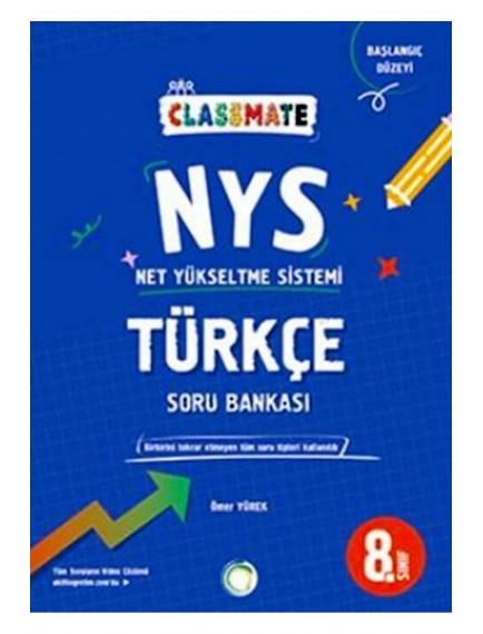 Okyanus Yayınları 8. Sınıf Türkçe Classmate Nys Soru Bankası(25)