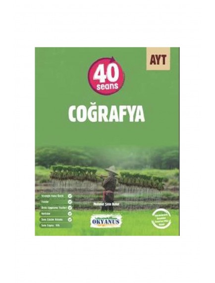 Okyanus Yayınları Ayt Coğrafya 40 Seans 