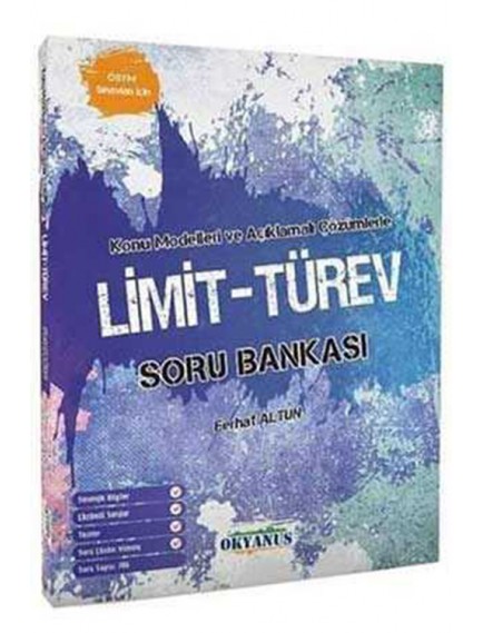 Okyanus Yayınları Ayt Limit Türev Soru Bankası