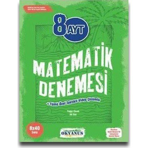 Okyanus Yayınları Ayt Matematik 8X40 Denemesi