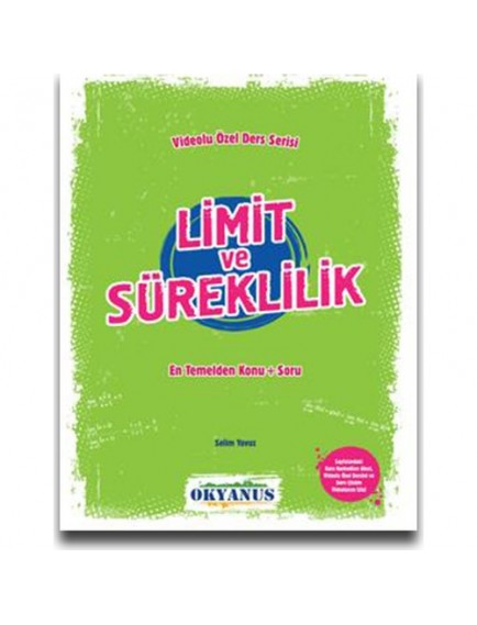 Okyanus Yayınları Limit Ve Süreklilik En Temelden Konu+Soru Bankası
