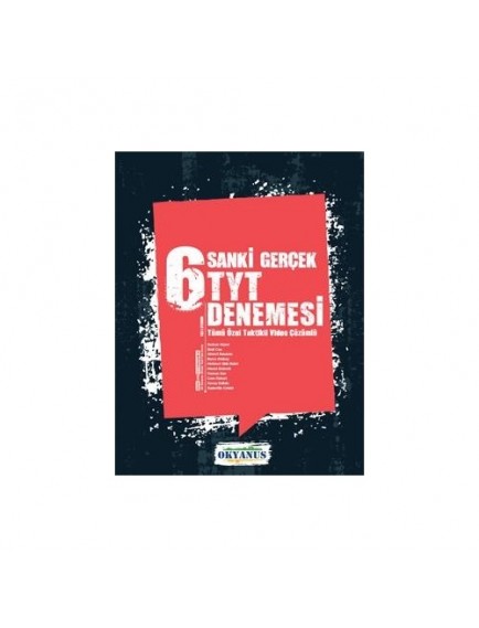 Okyanus Yayınları Sanki Gerçek 6 Tyt Denemesi