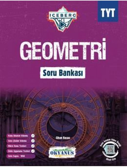 Okyanus Yayınları Tyt Geometri Iceberg Soru Bankası 