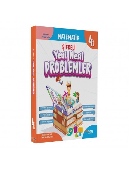 Onburda Yayınları 4. Sınıf Matematik Yeni Nesil Problemler Soru Bankası