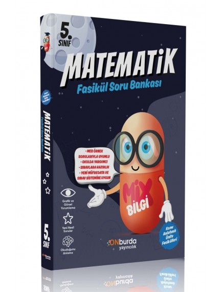 Onburda Yayınları 5. Sınıf Matematik Mixbilgi Fasikül Soru Bankası