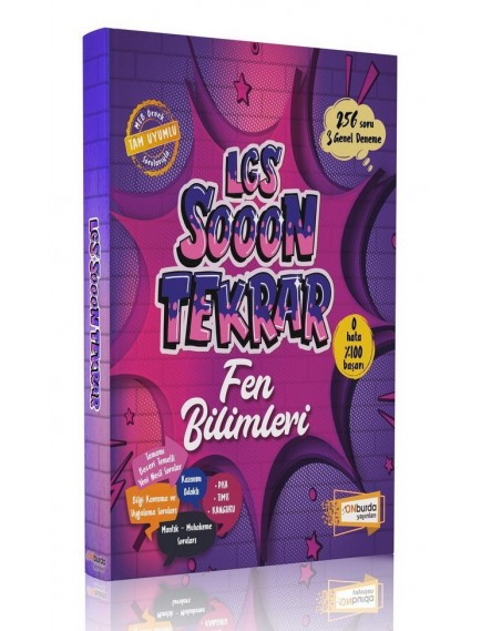 Onburda Yayınları 8. Sınıf Fen Bilimleri Son Tekrar