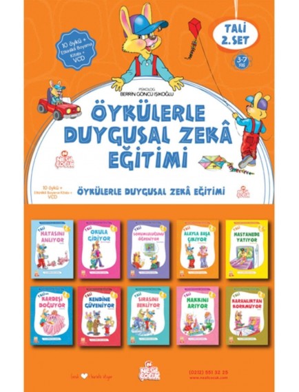 Tali 2. Set Öykülerle Duygusal Zeka Eğitimi (10 Kitap) - Berrin Göncü Işıkoğlu - Nesil Yayınları