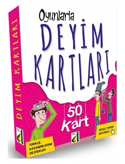 Oyunlarla Deyim Kartları 50 Kart - Damla Yayınları
