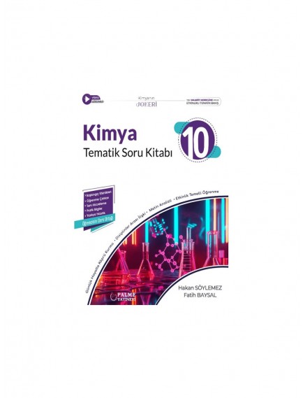 Palme Yayınları 10. Sınıf Kimya Joker Soru Kitabı 