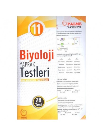 Palme Yayınları 11 Sınıf Biyoloji Yaprak Test