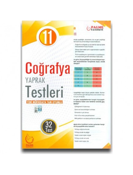 Palme Yayınları 11. Sınıf Coğrafya Soru Kitabı